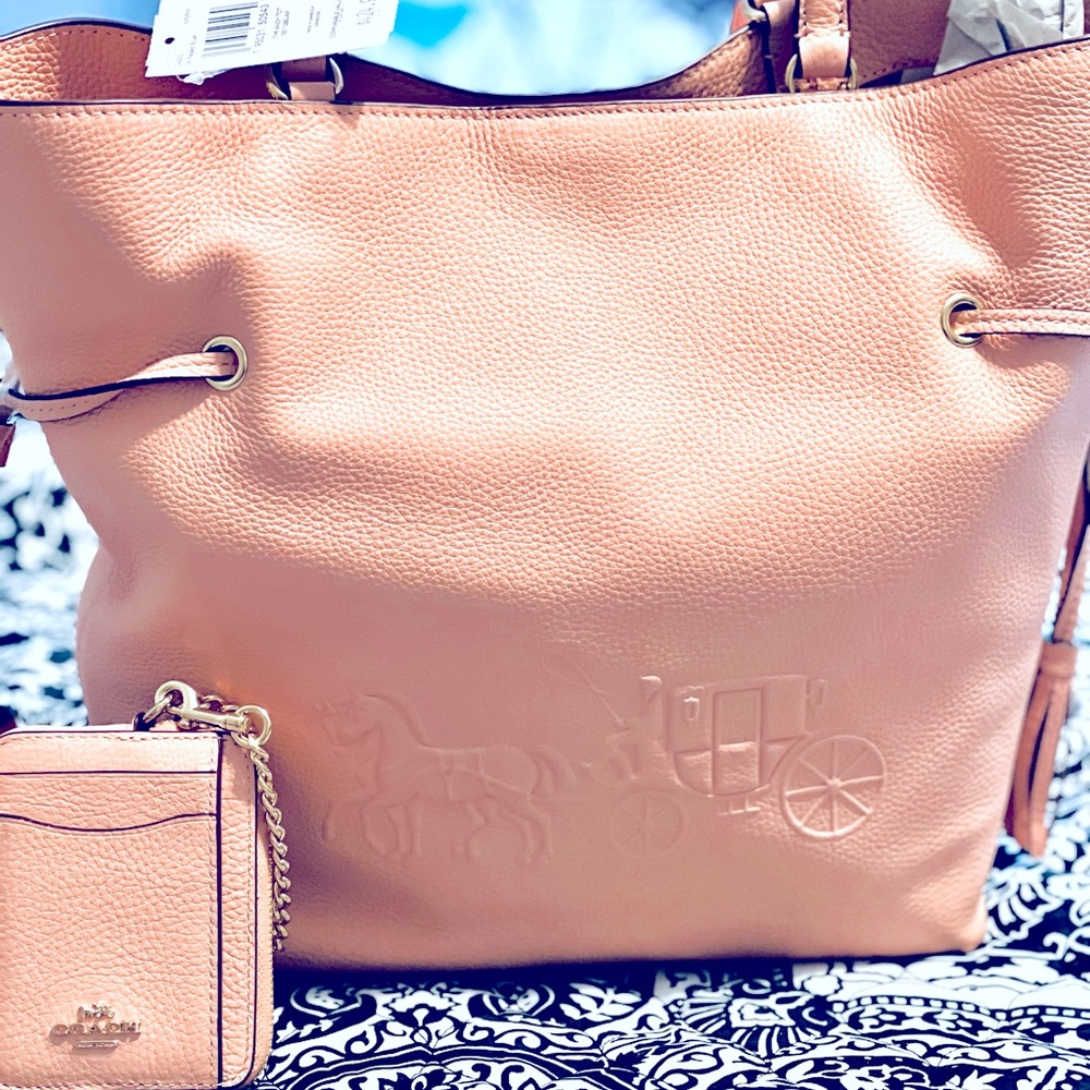 NWT Coach Tote with Card holder Wallet